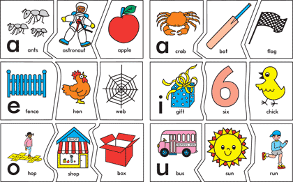 Short Vowel Match-Ups