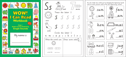 Wow! I Can Read Workbook Stage 1 (Modern Cursive)