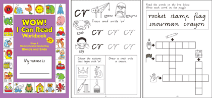 Wow! I Can Read Workbook Stage 2 (Modern Cursive)